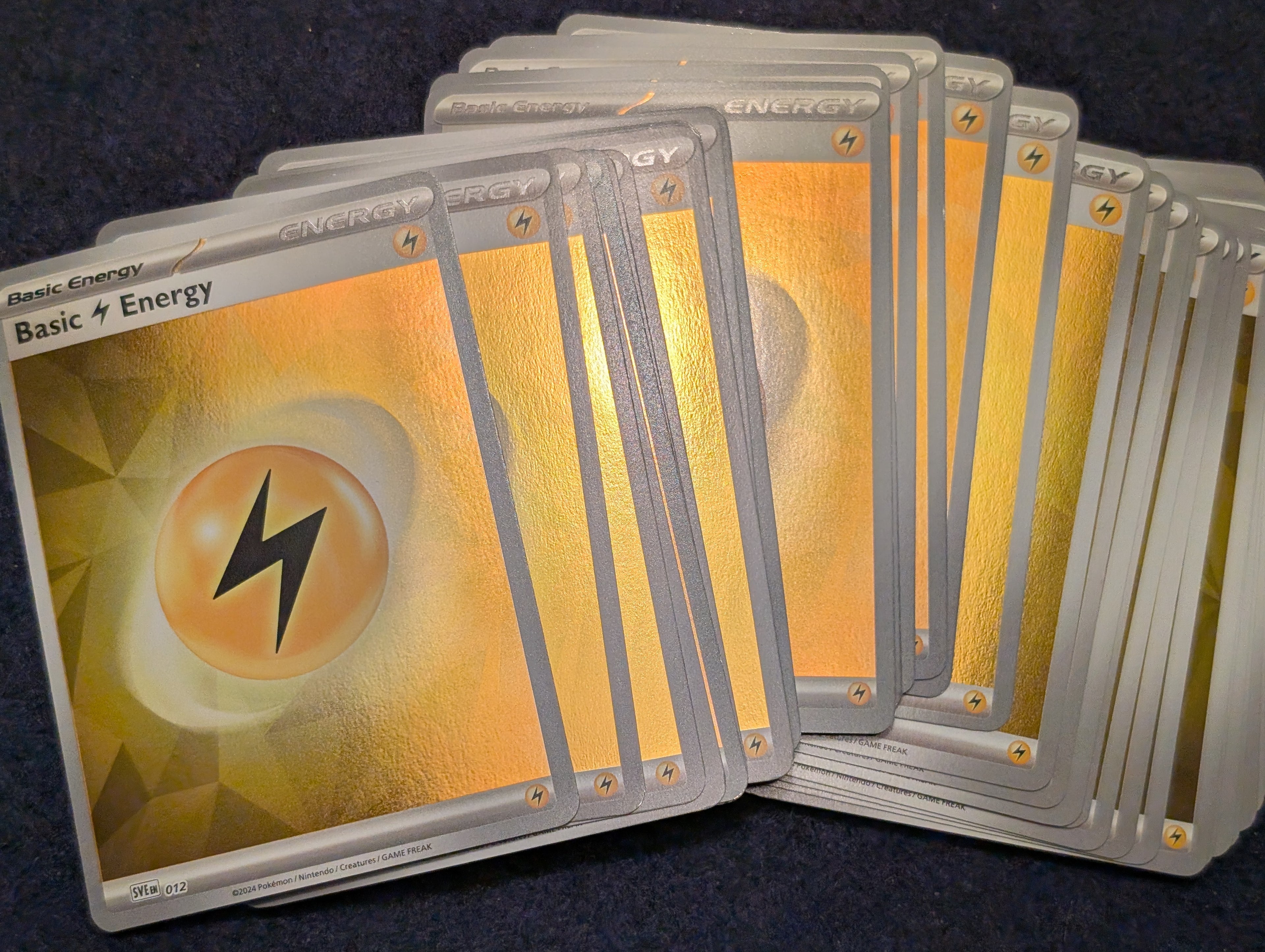Playset af lightning energier i holo