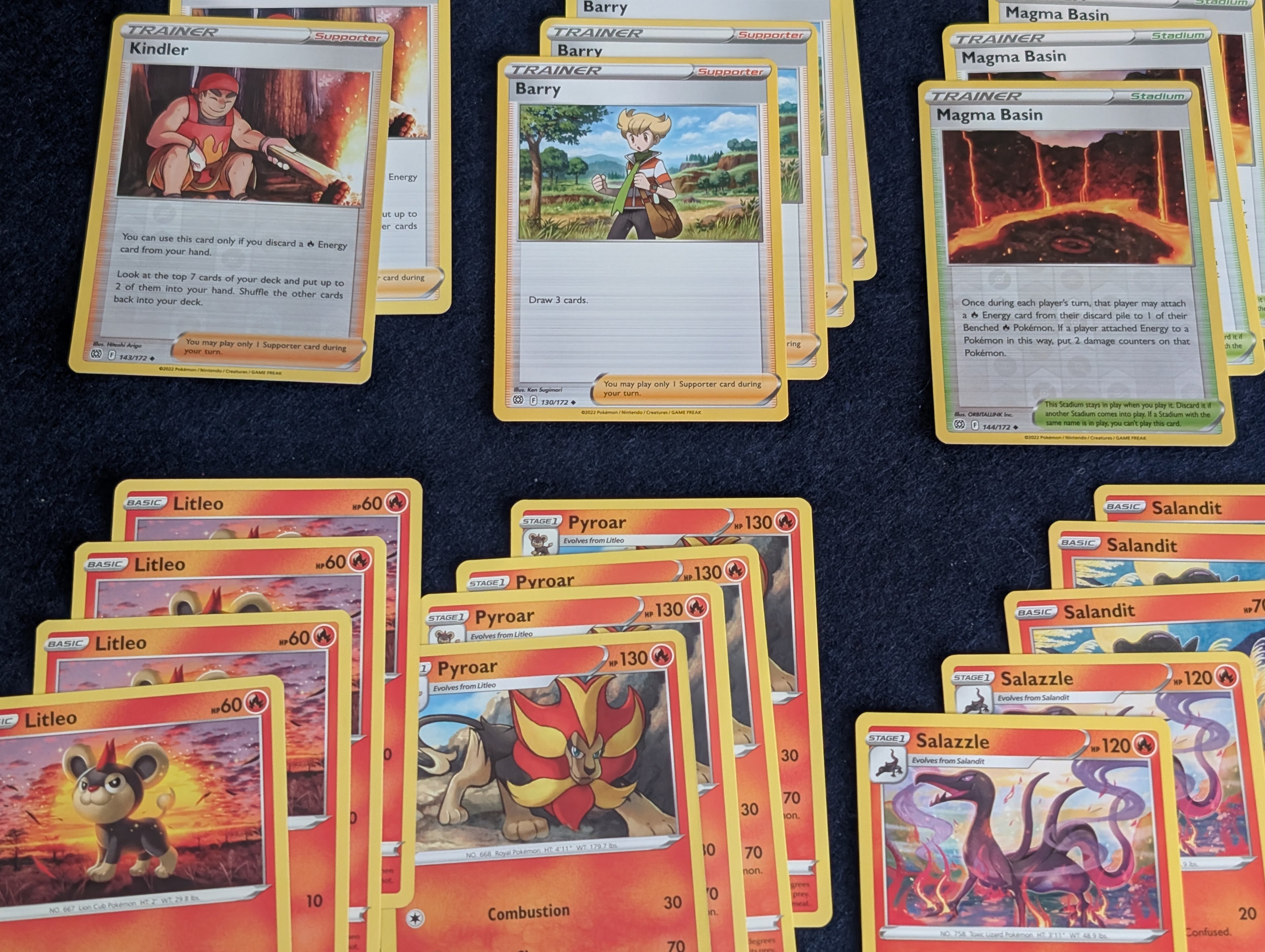 Fire type basis deck