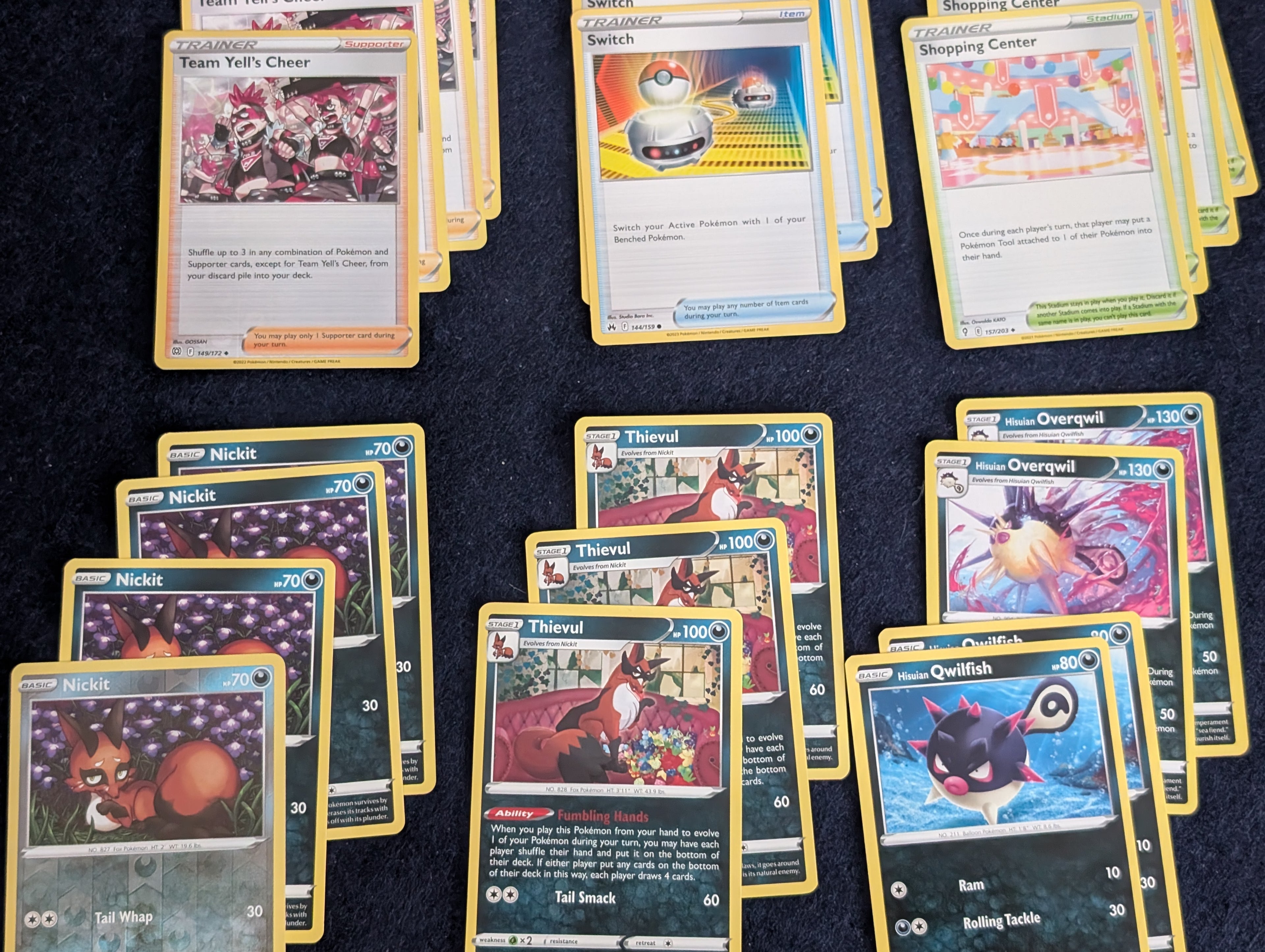 Darkness type basis deck