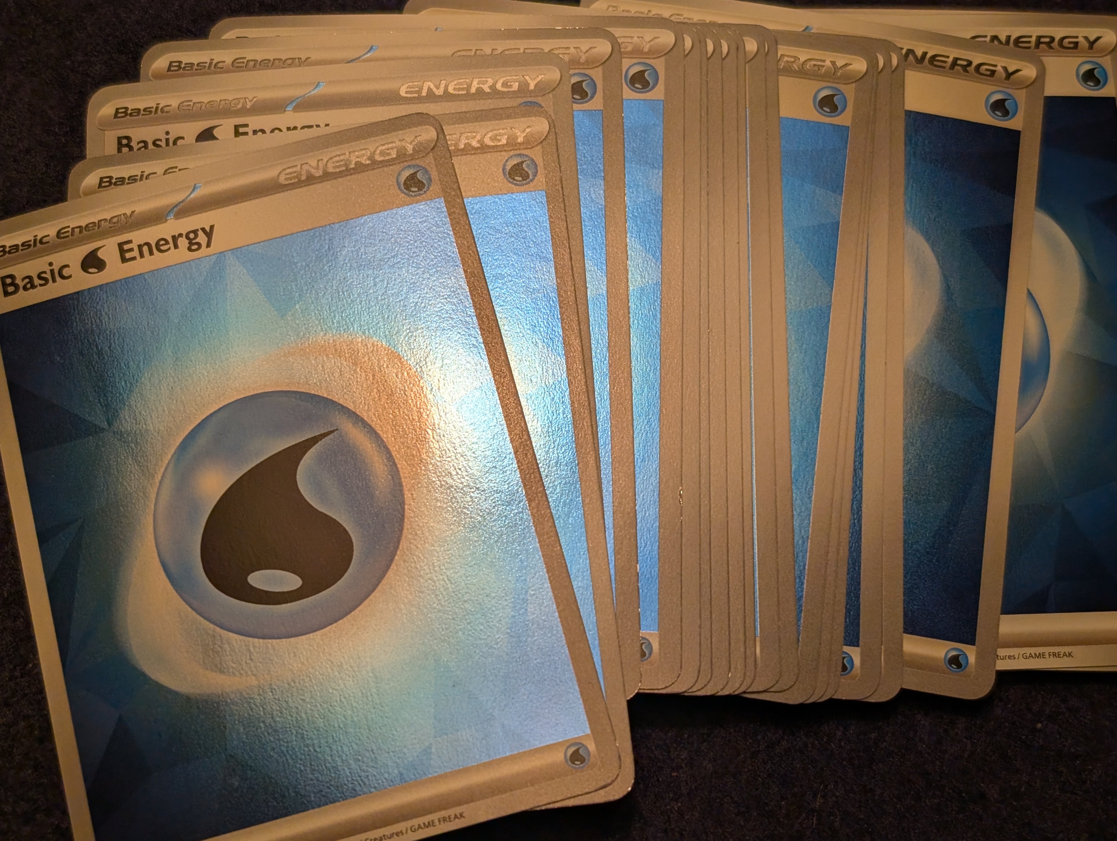 Playset af water energier i holo